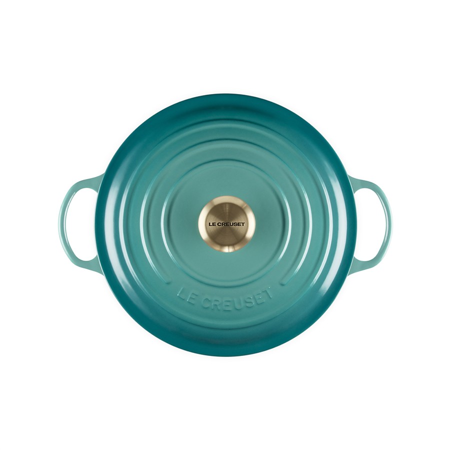 additioanl image for  Le Creuset Soup Pot Blue Riviera 26 cm 