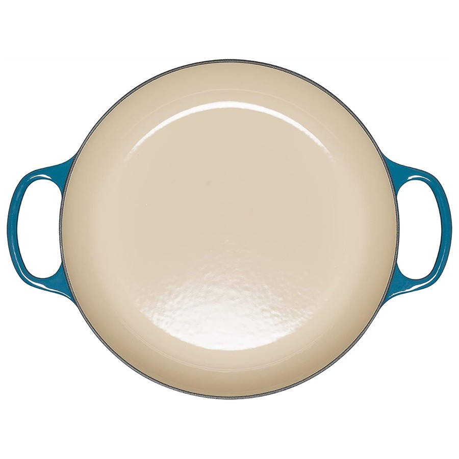 additioanl image for  Le Creuset Low Casserole Deep Teal 26 cm 