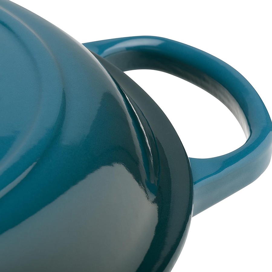 additioanl image for  Le Creuset Low Casserole Deep Teal 26 cm 