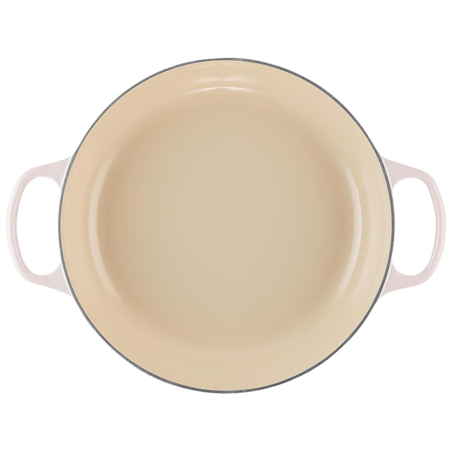 additioanl image for  Le Creuset Low Casserole Shell Pink 30cm 