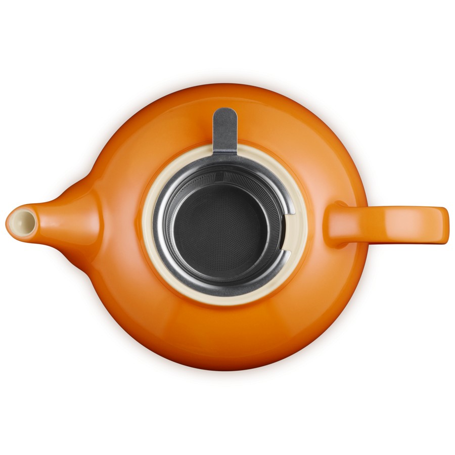 additioanl image for  Le Creuset Teapot with SS Infuser Flame 