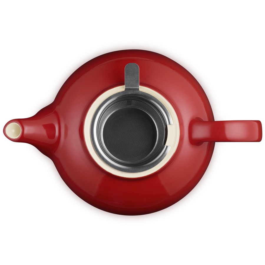 additioanl image for  Le Creuset Teapot with SS Infuser Cerise 