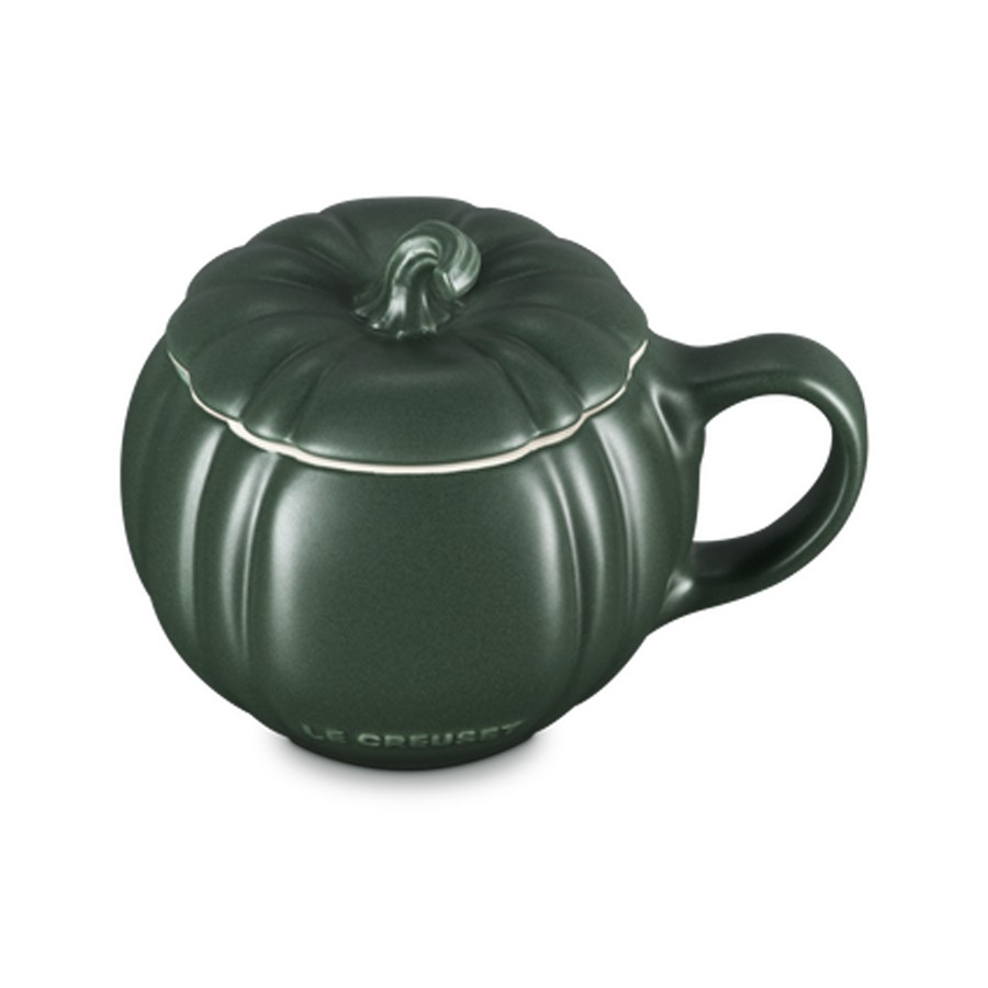 additioanl image for  Le Creuset Pumpkin Mug W/Lid Foret 400ml 