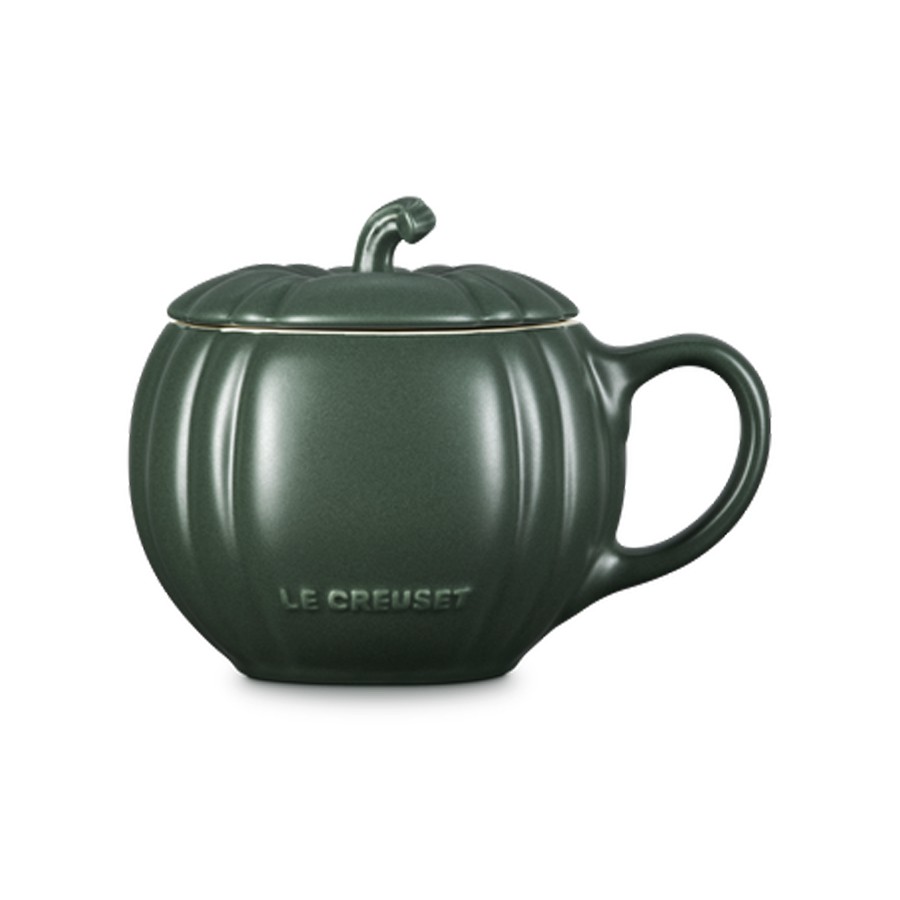 additioanl image for  Le Creuset Pumpkin Mug W/Lid Foret 400ml 