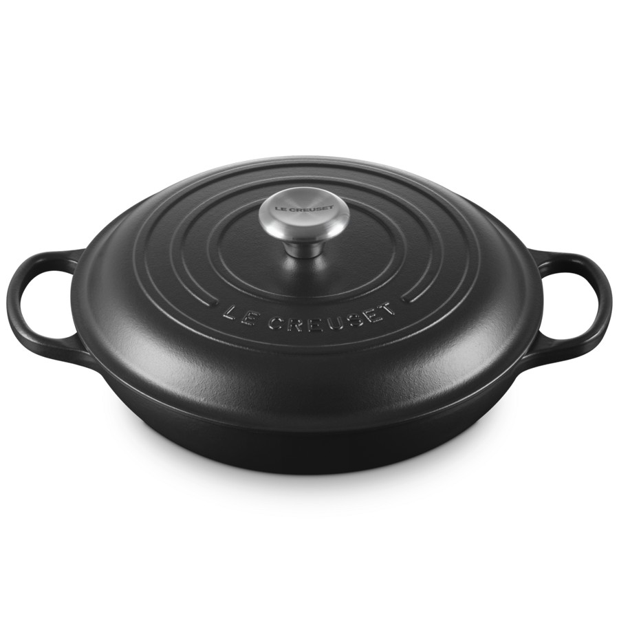 additioanl image for  Le Creuset Shallow Casserole Black 28 cm 