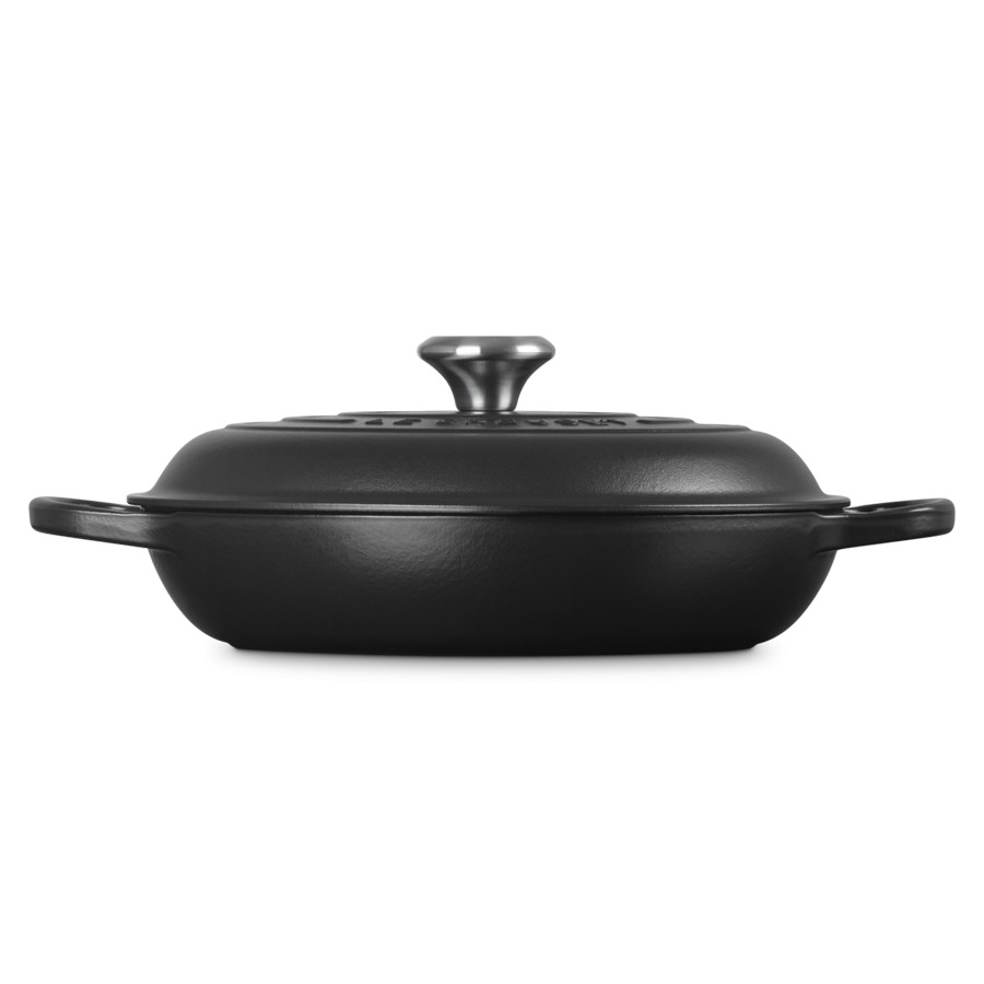 additioanl image for  Le Creuset Shallow Casserole Black 28 cm 