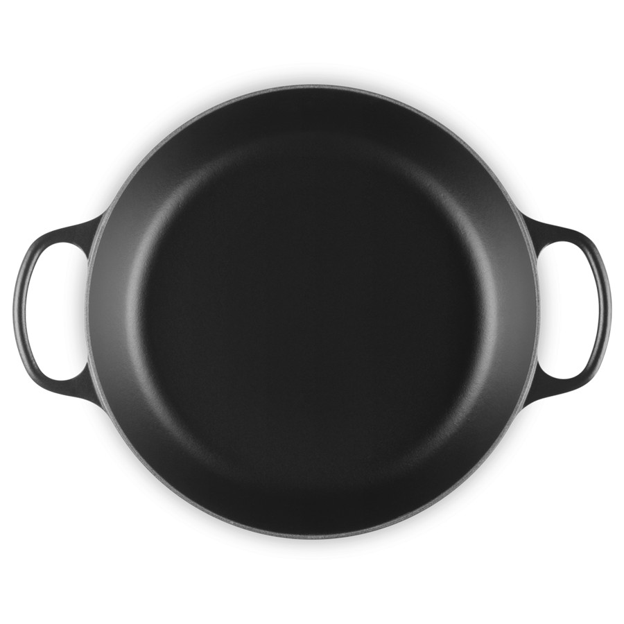 additioanl image for  Le Creuset Shallow Casserole Black 28 cm 