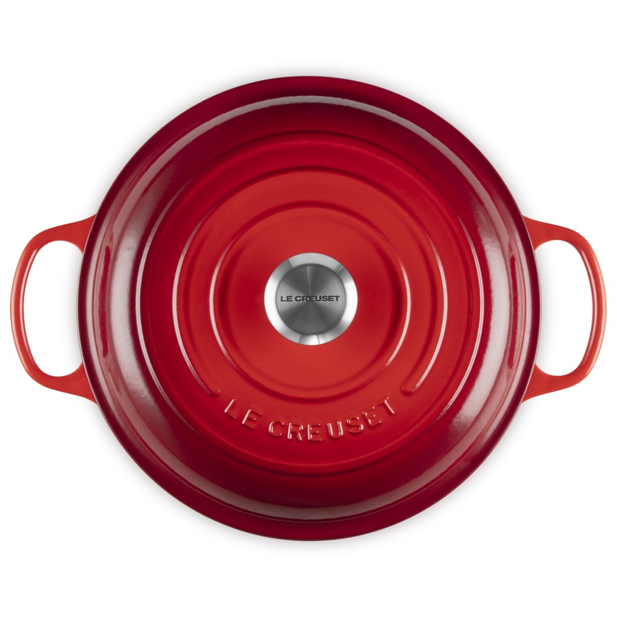 additioanl image for  Le Creuset Low Casserole Cerise 28 cm 