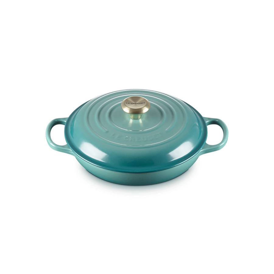 additioanl image for  Le Creuset Low Casserole B/Riviera 28 cm 