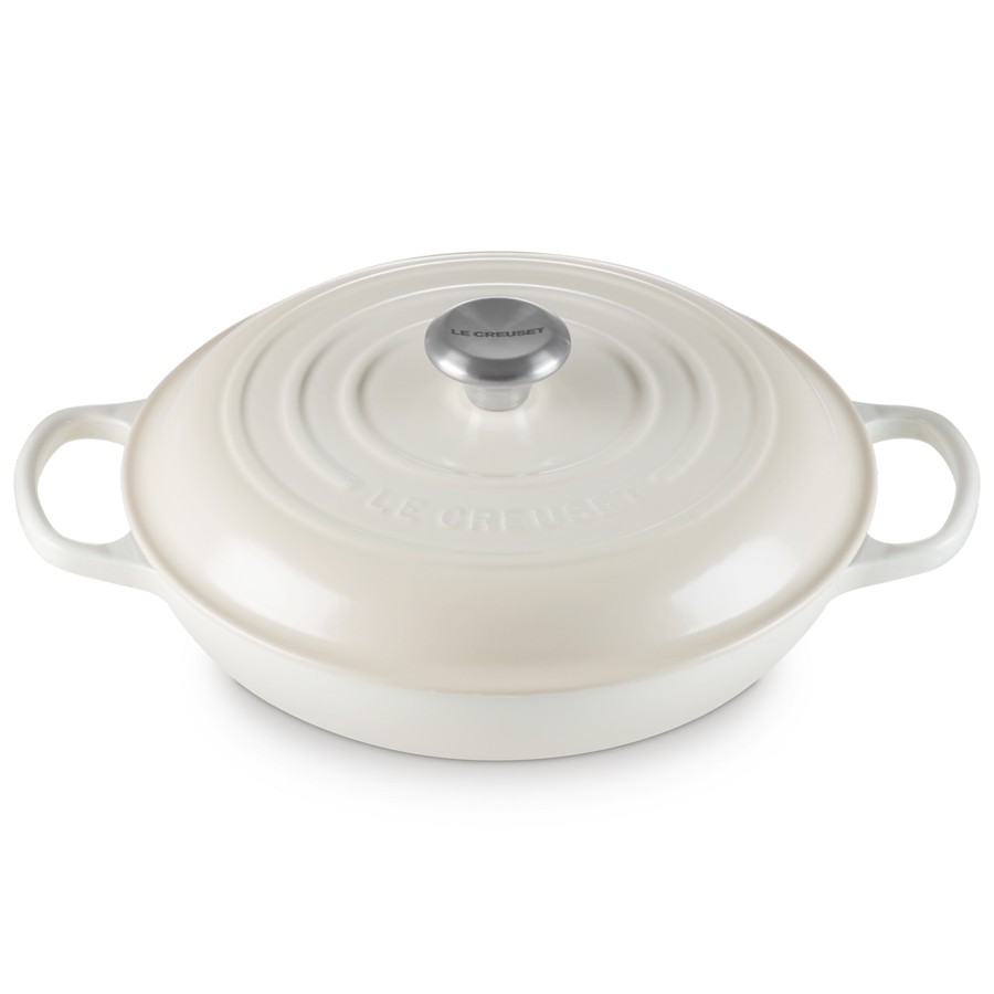 additioanl image for  Le Creuset Low Casserole Meringue 28 cm 