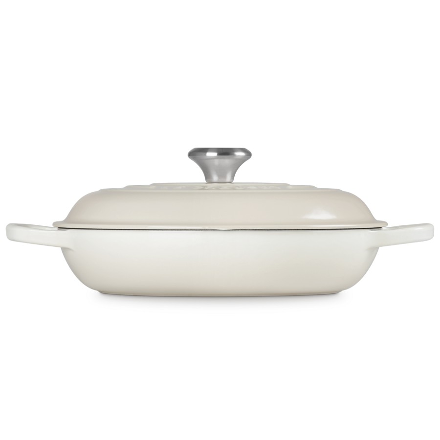additioanl image for  Le Creuset Low Casserole Meringue 28 cm 