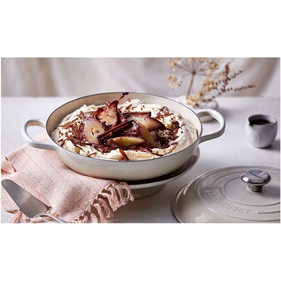 additioanl image for  Le Creuset Low Casserole Meringue 28 cm 