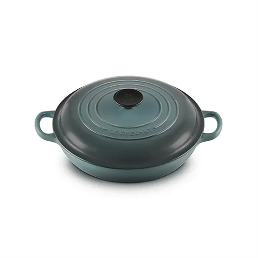 additioanl image for  Le Creuset Classic Shallow Braiser Ocean 