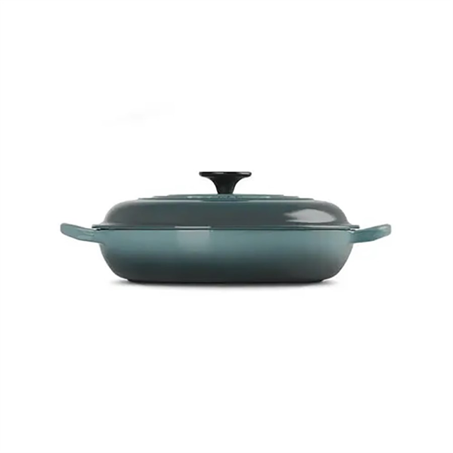 additioanl image for  Le Creuset Classic Shallow Braiser Ocean 