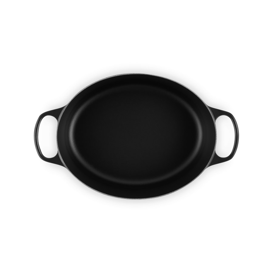 additioanl image for  Le Creuset Oval Casserole Satin Blk 31cm 