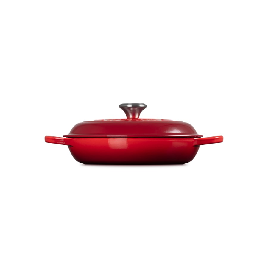 additioanl image for  Le Creuset Shallow Casserole Cerise 26cm 