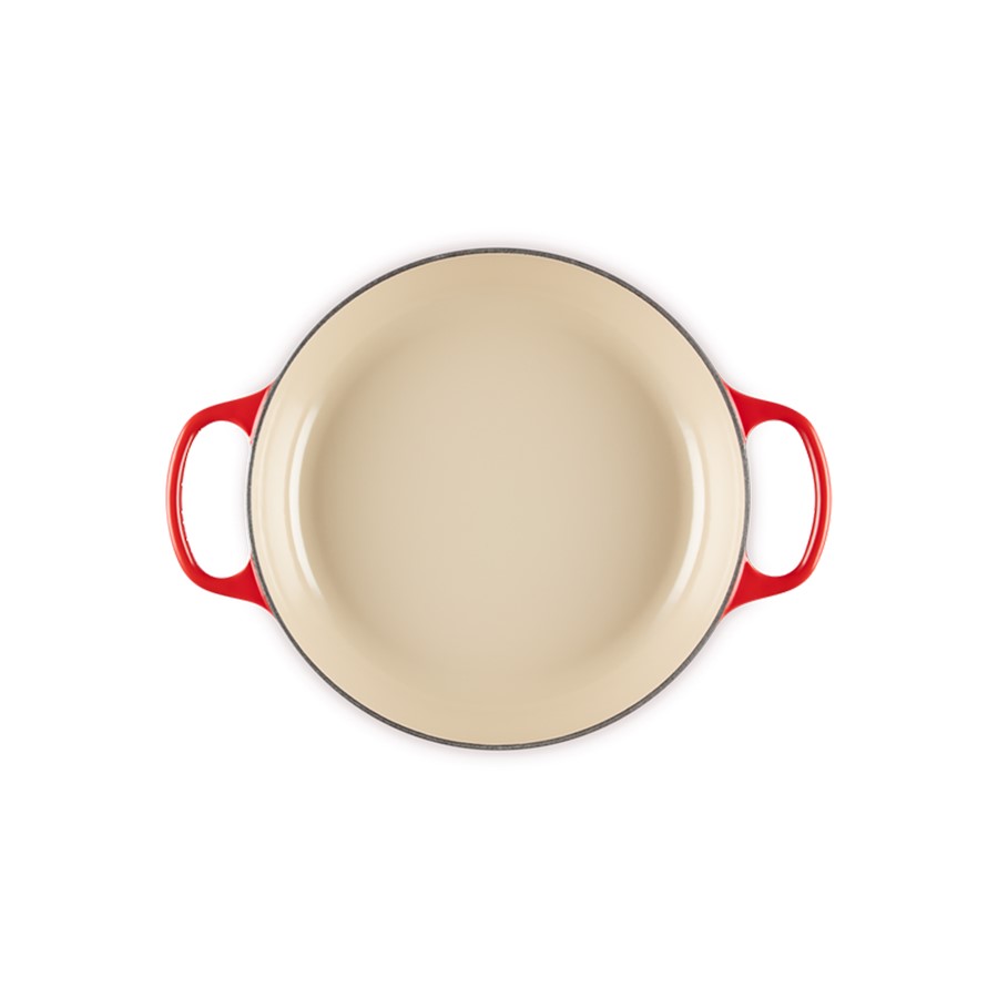 additioanl image for  Le Creuset Shallow Casserole Cerise 26cm 