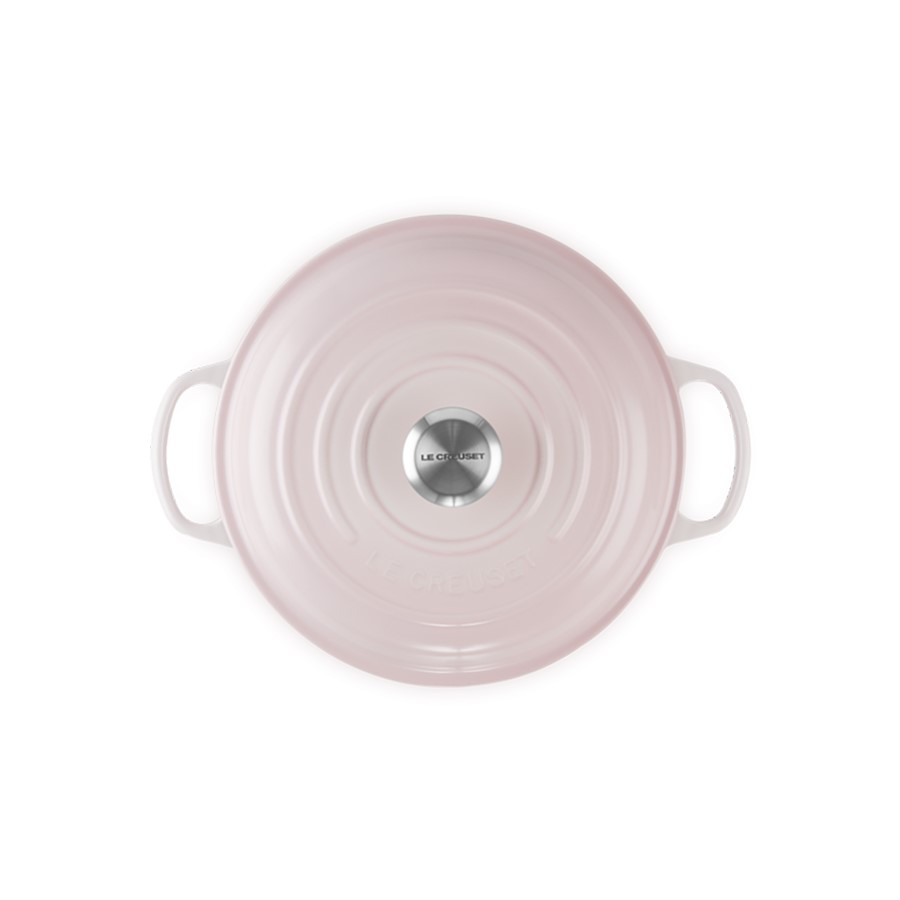 additioanl image for  Le Creuset Low Casserole Shell Pink 26cm 