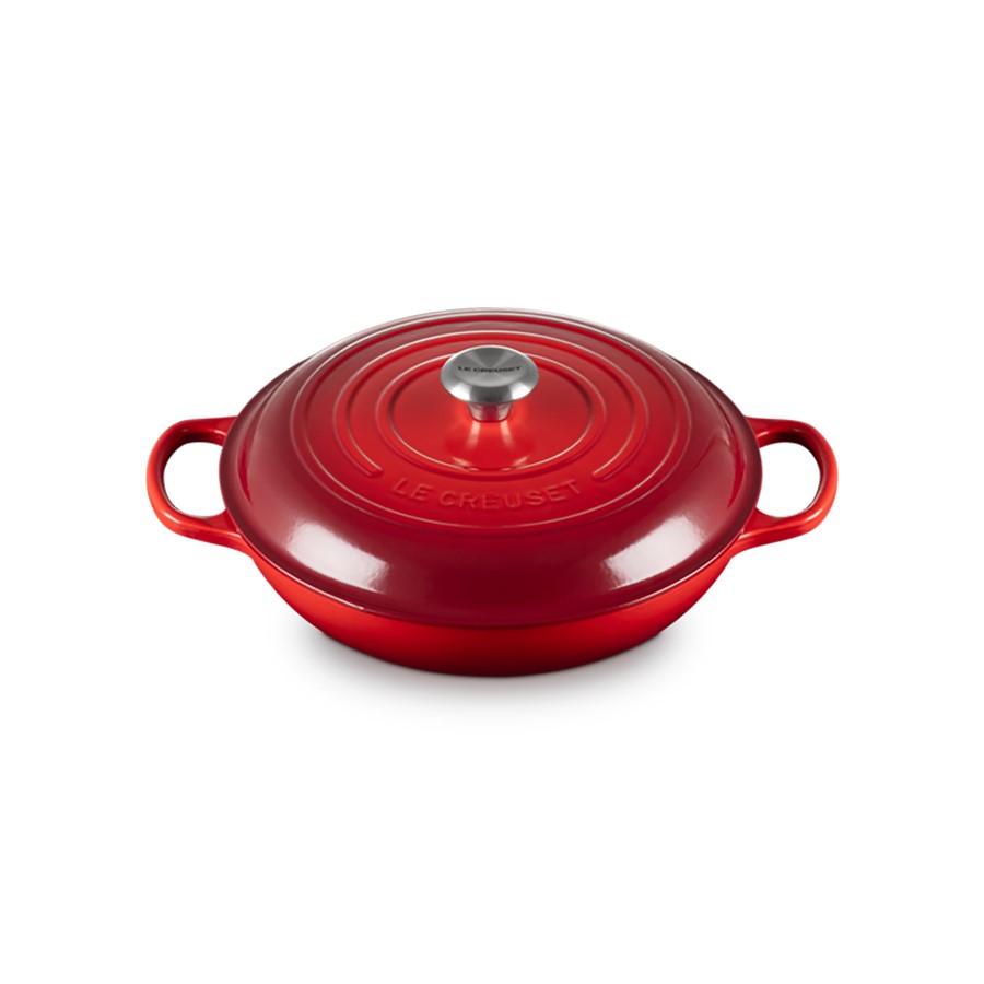 additioanl image for  Le Creuset Shallow Casserole Cerise 30cm 