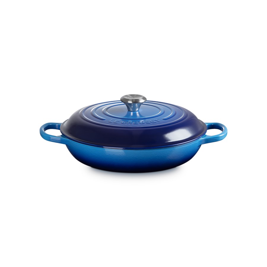 additioanl image for  Le Creuset Shallow Casserole AzBlue 30cm 