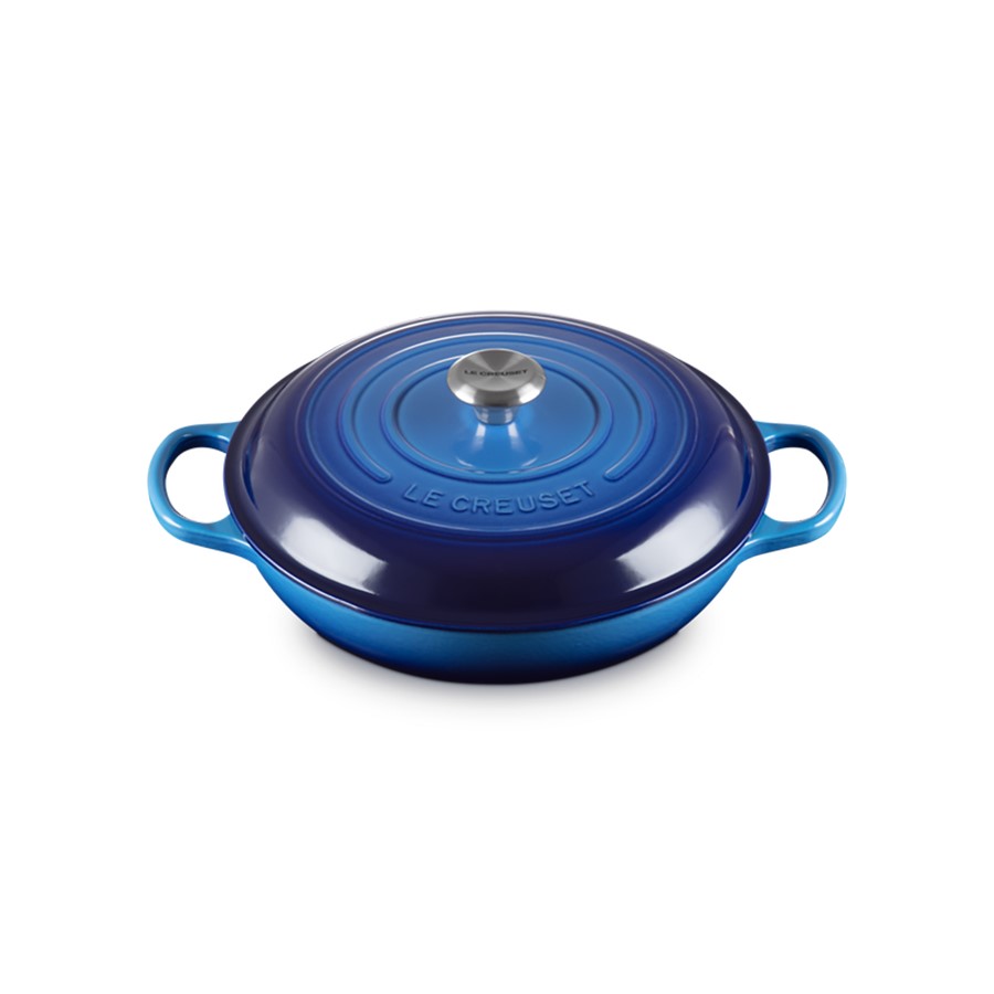 additioanl image for  Le Creuset Shallow Casserole AzBlue 30cm 