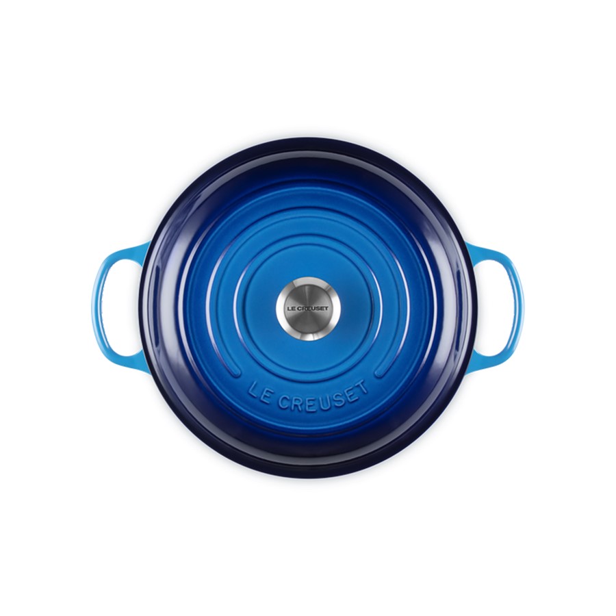 additioanl image for  Le Creuset Shallow Casserole AzBlue 30cm 