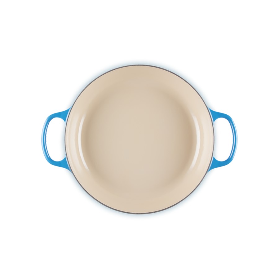 additioanl image for  Le Creuset Shallow Casserole AzBlue 30cm 