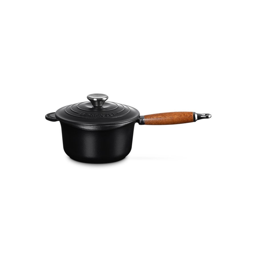 additioanl image for  Le Creuset Saucepan Wood M/Blk 18 cm 