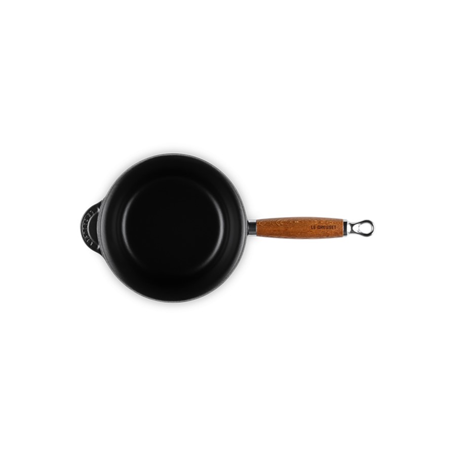 additioanl image for  Le Creuset Saucepan Wood M/Blk 18 cm 
