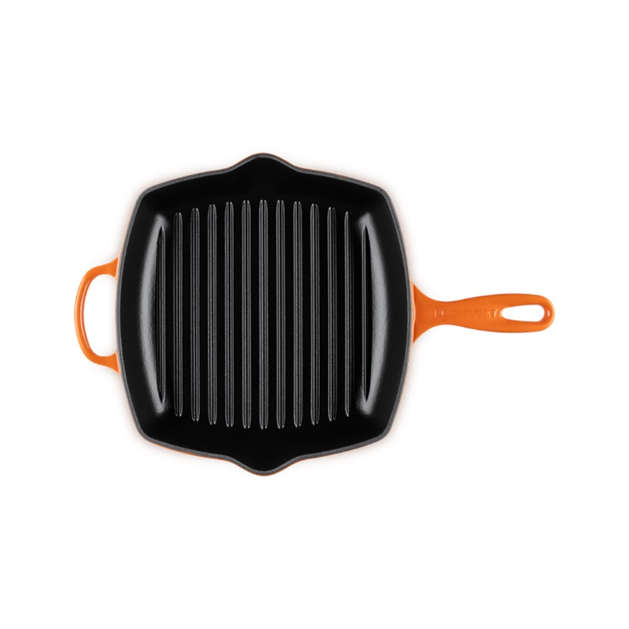 additioanl image for  Le Creuset Sq. Skillet Grill Flame 26cm 