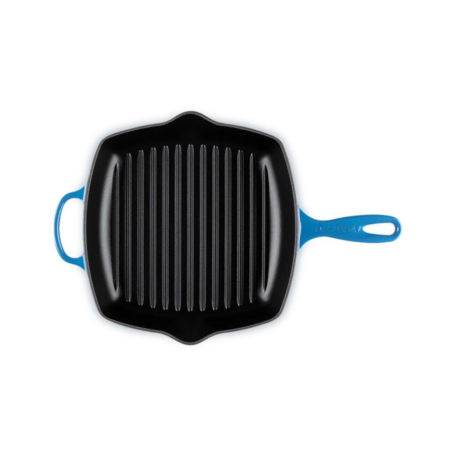 additioanl image for  Le Creuset Sq. Skillet Grill Azure 26 cm 