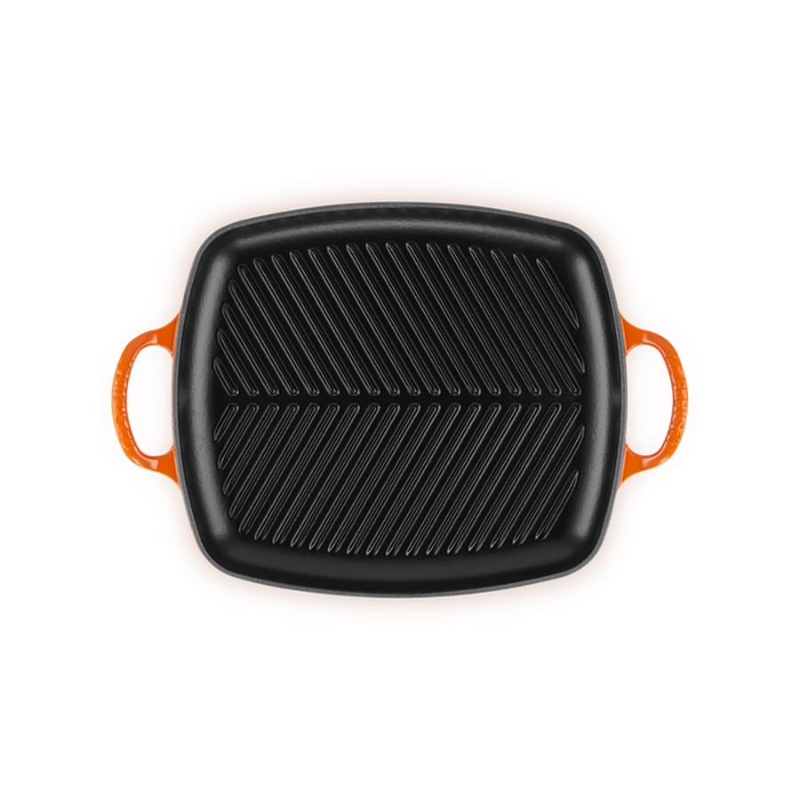 additioanl image for  Le Creuset Low Rect. Grill Flame 30cm 