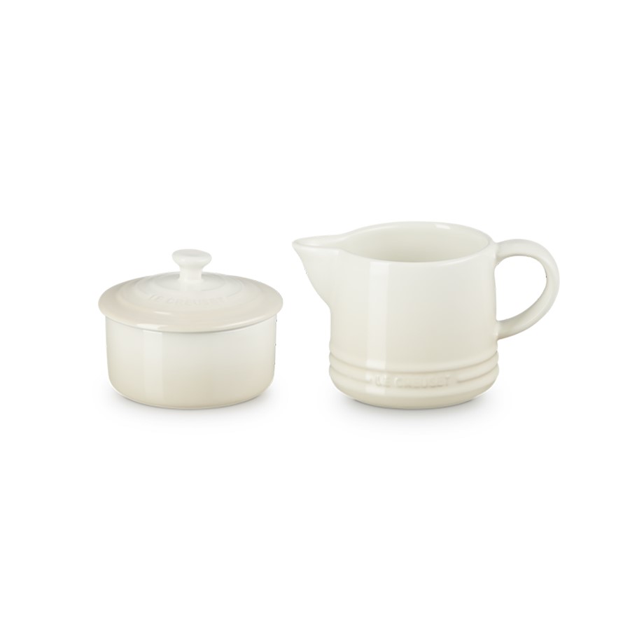 additioanl image for  Le Creuset Milk & Sugar Set Meringue 