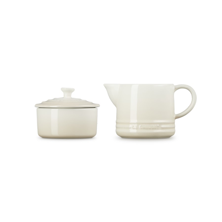 additioanl image for  Le Creuset Milk & Sugar Set Meringue 