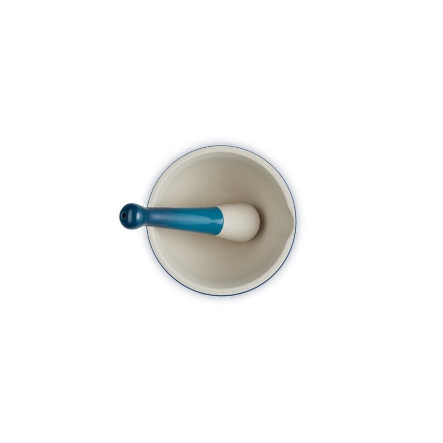 additioanl image for  Le Creuset Mortar & Pestle Deep Teal 