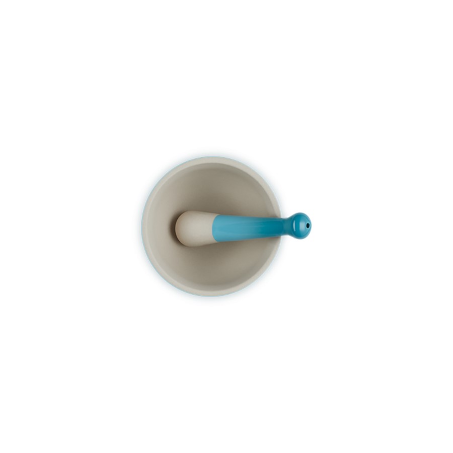 additioanl image for  Le Creuset Mortar & Pestle Teal 300 ml 