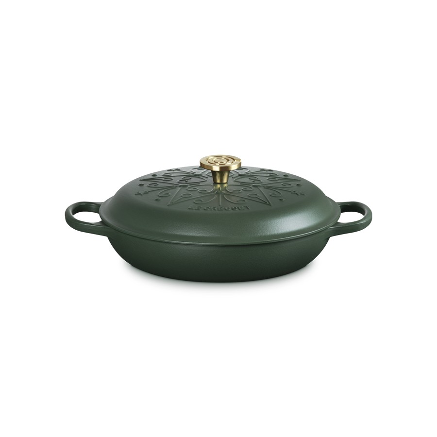 additioanl image for  Le Creuset Xmas Low Casserole Foret 30cm 