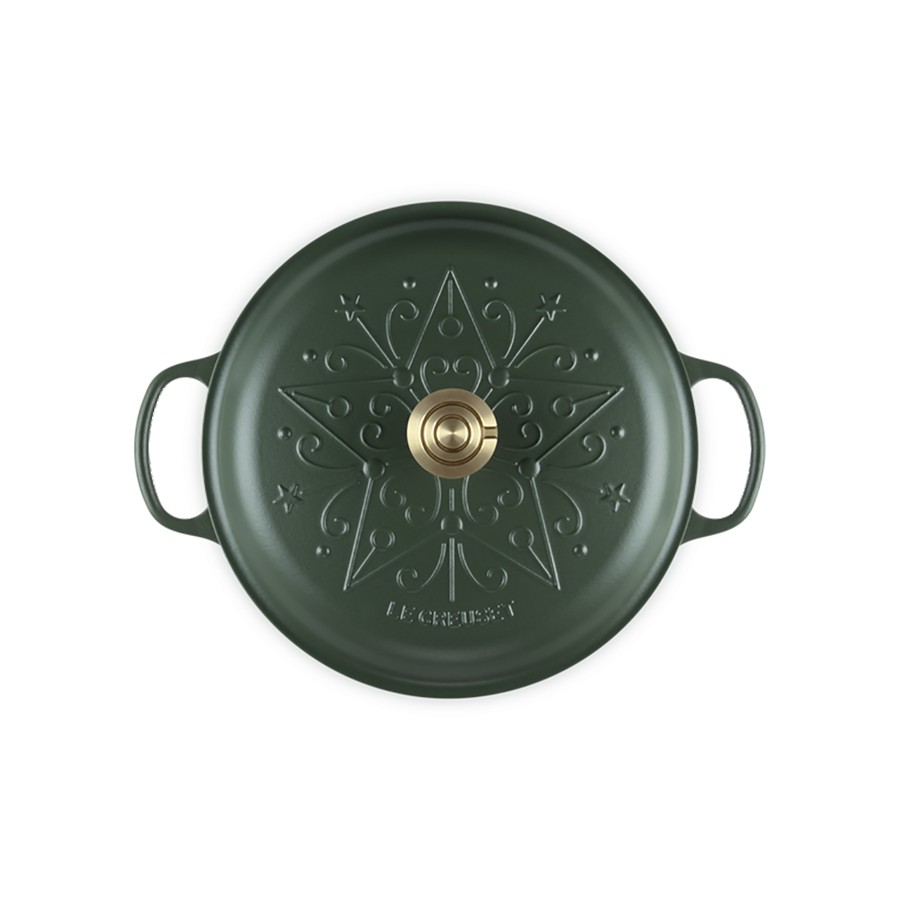 additioanl image for  Le Creuset Xmas Low Casserole Foret 30cm 