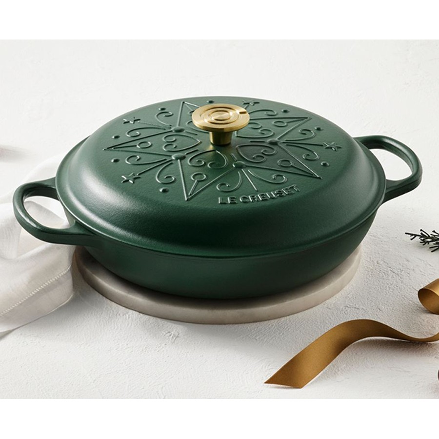 additioanl image for  Le Creuset Xmas Low Casserole Foret 30cm 