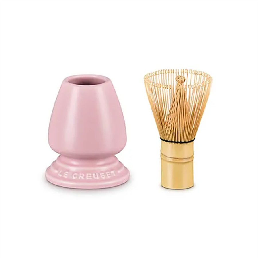additioanl image for  Le Creuset Matcha Whisk & Stand S/Pink 