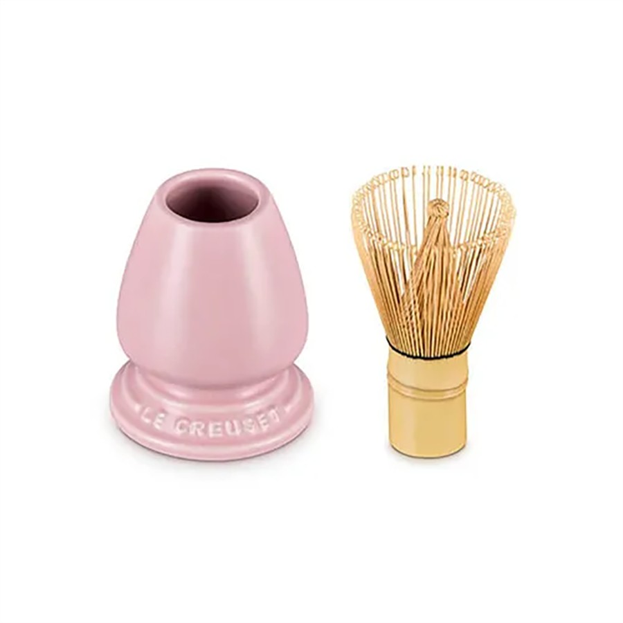 additioanl image for  Le Creuset Matcha Whisk & Stand S/Pink 