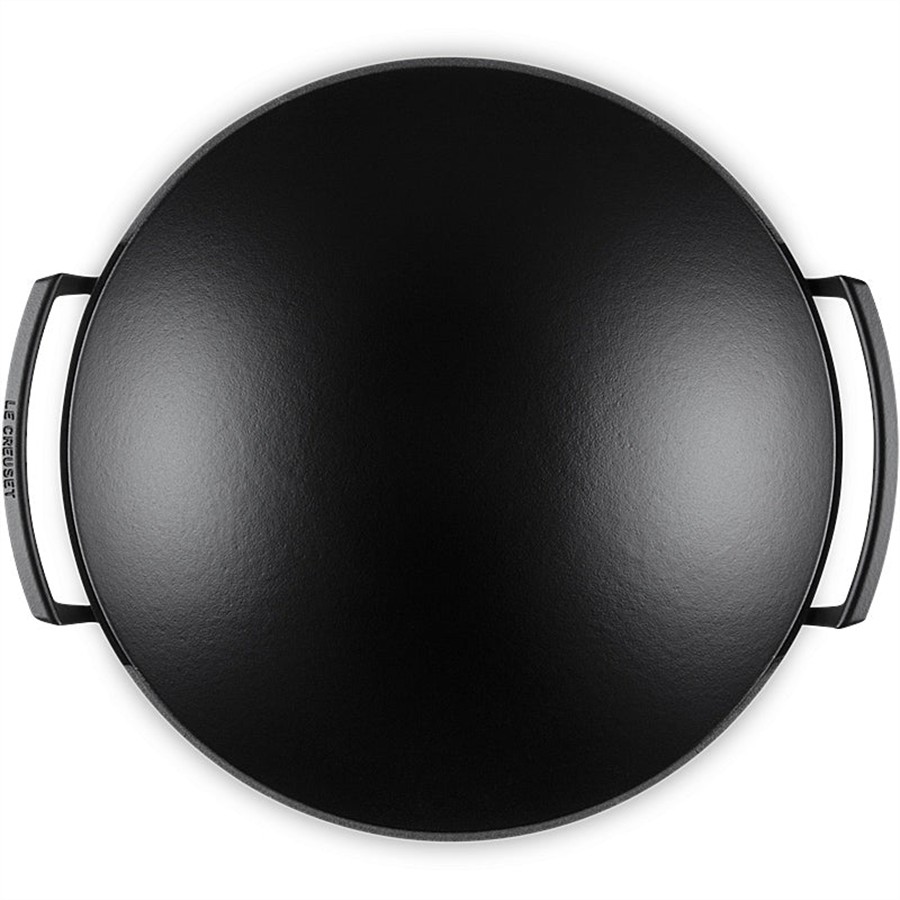 additioanl image for  Le Creuset Wok Glass Lid Satin Blk 36 cm 