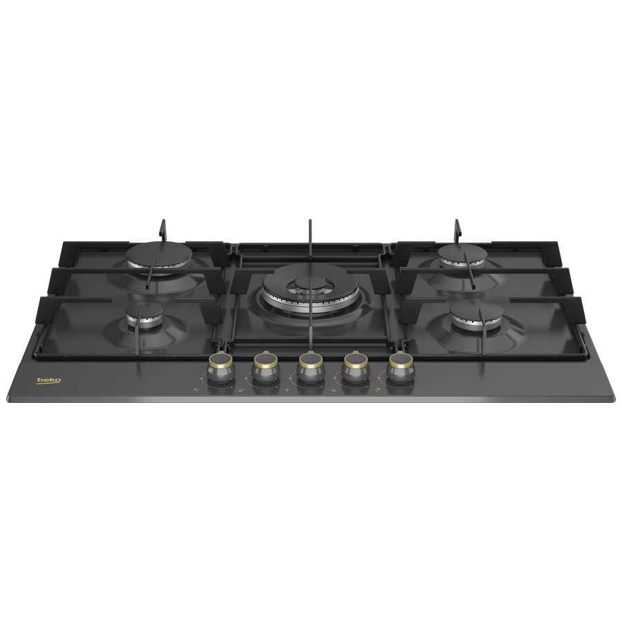 additioanl image for  Beko Hob Gas 5 Burners Black 75 cm 