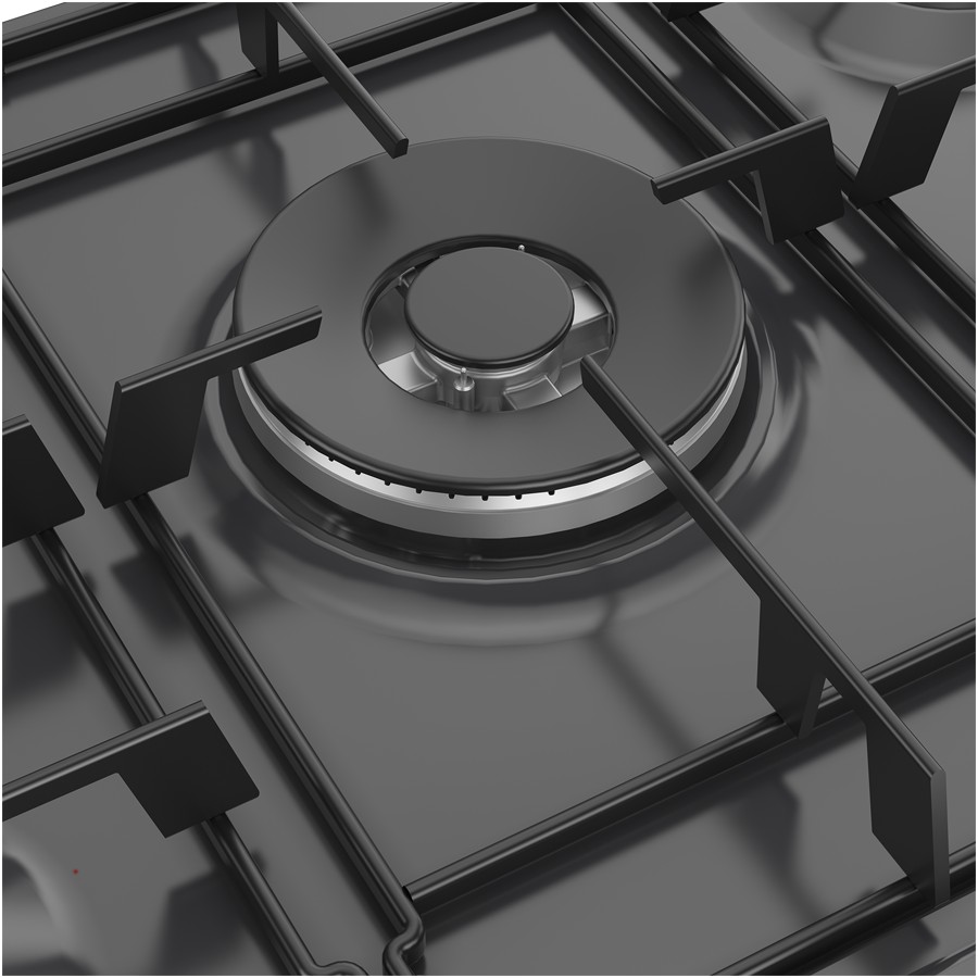 additioanl image for  Beko Hob Gas 5 Burners Black 75 cm 