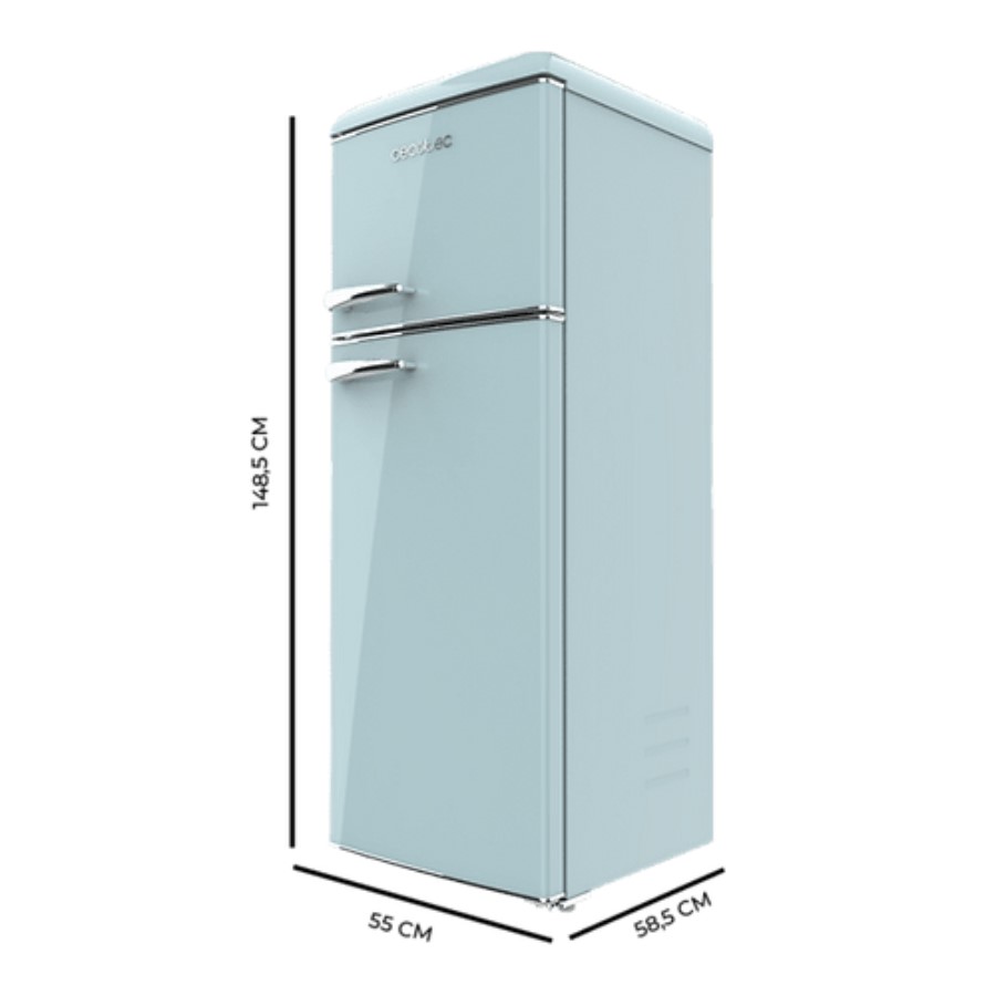 additioanl image for  Cecotec Retro Fridge/F Combi Blue 245 L 