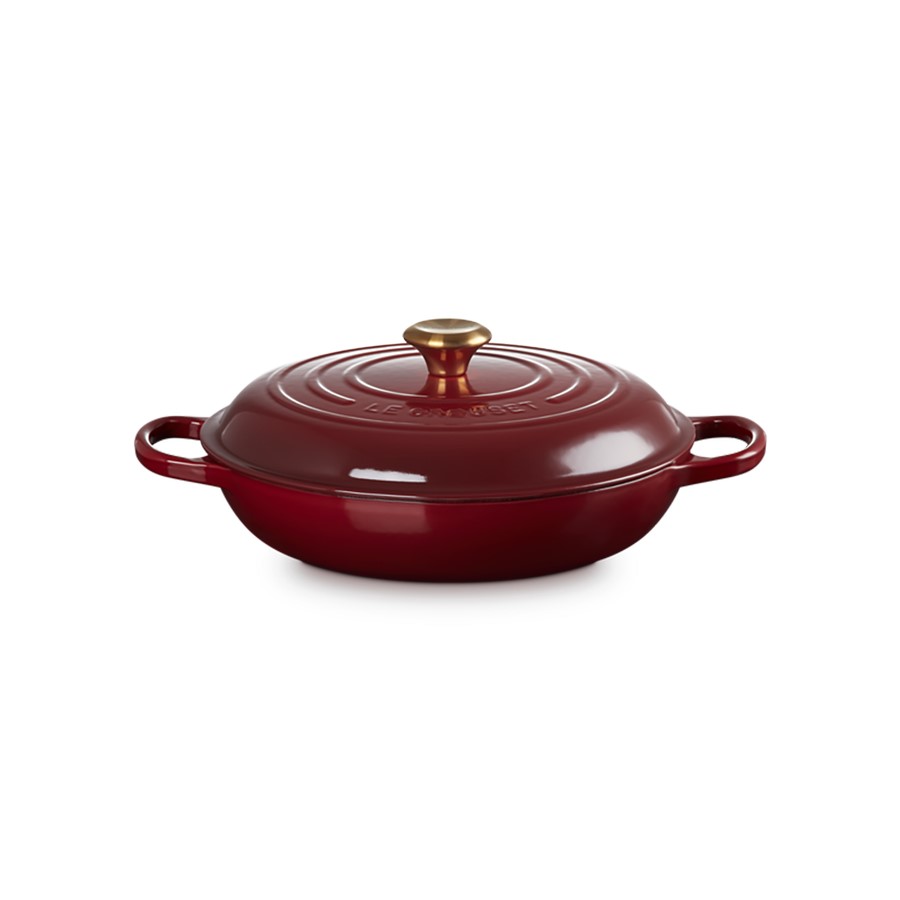 additioanl image for  Le Creuset Shallow Casserole Garnet 30cm 
