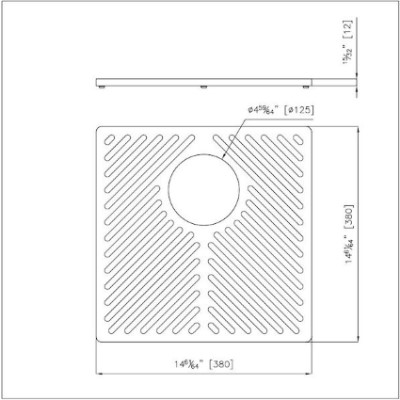 additioanl image for  Foster Black Composite Grid 