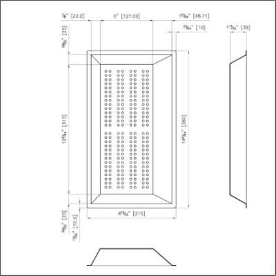 additioanl image for  Foster SS Perforated Tray Pvd Gun Metal 