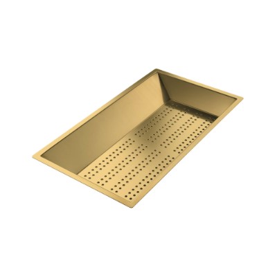 additioanl image for  Foster SS Perforated Tray Pvd Gold 