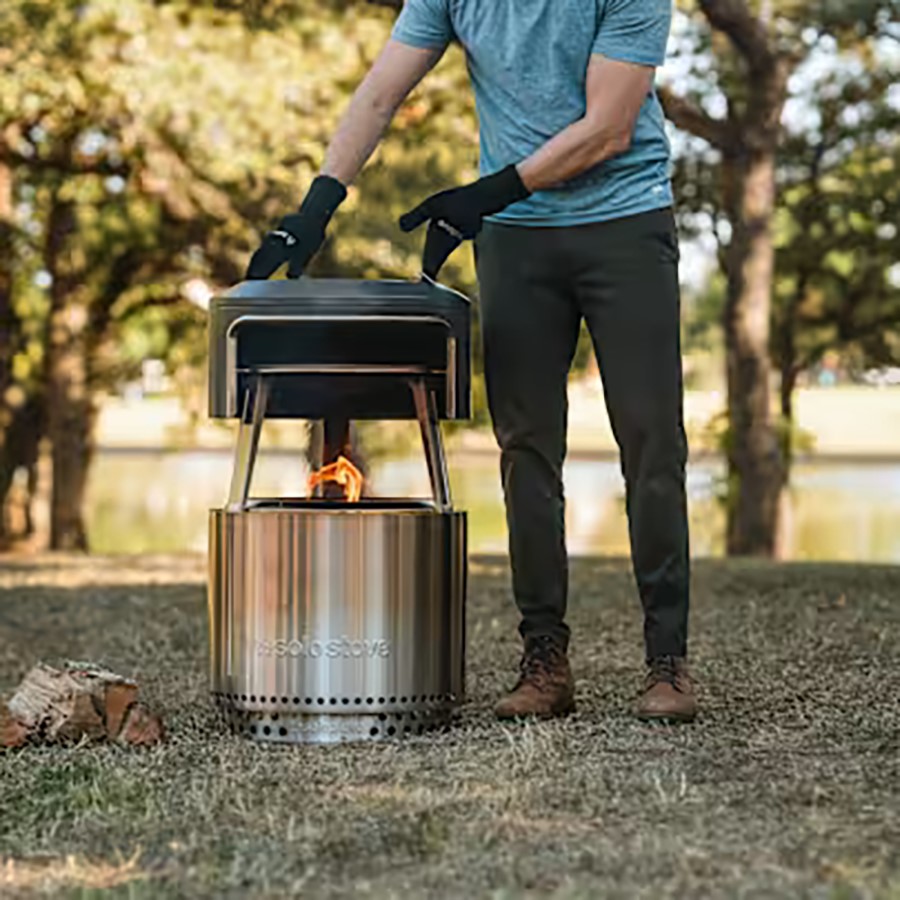 additioanl image for  Pi Fire Pit Pizza Oven System for Bonfir 